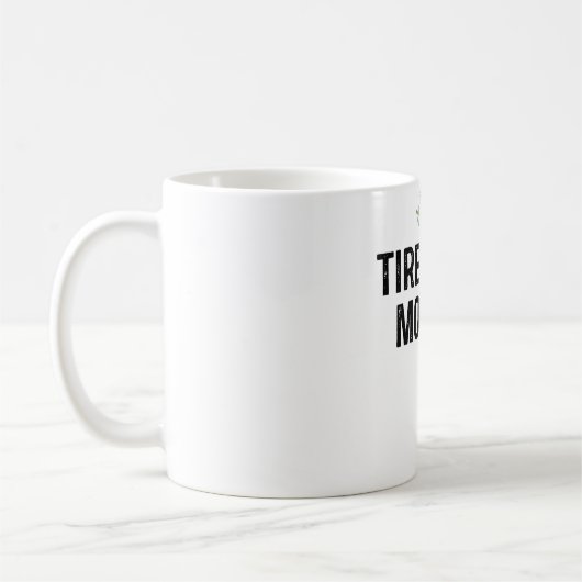 母親として疲れている コーヒーマグカップ (左)