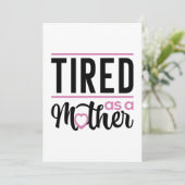 母親として疲れている サンキューカード (スタンド正面)