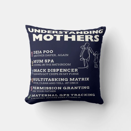 母親とは クッション (正面)