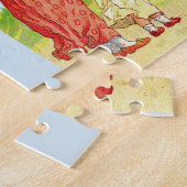 母親とベビーのビーチ ジグソーパズル (側面)