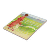 母親とベビーのビーチ タイル (側面)