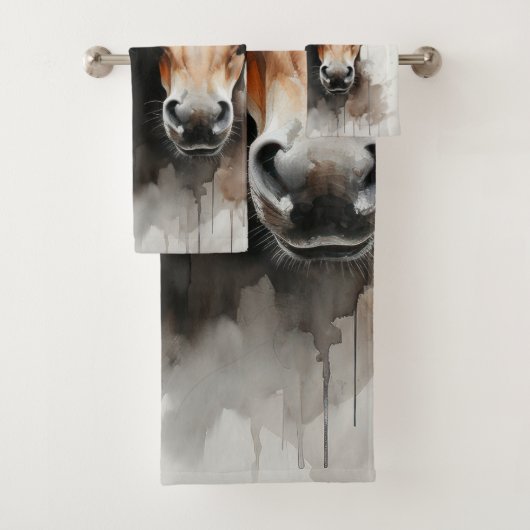 母親と一緒に群がる バスタオルセット (インサイチュ)