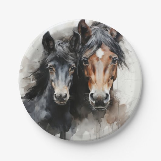 母親と一緒に群がる ペーパープレート (正面)