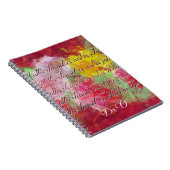 母親に感謝する ノートブック (右側)