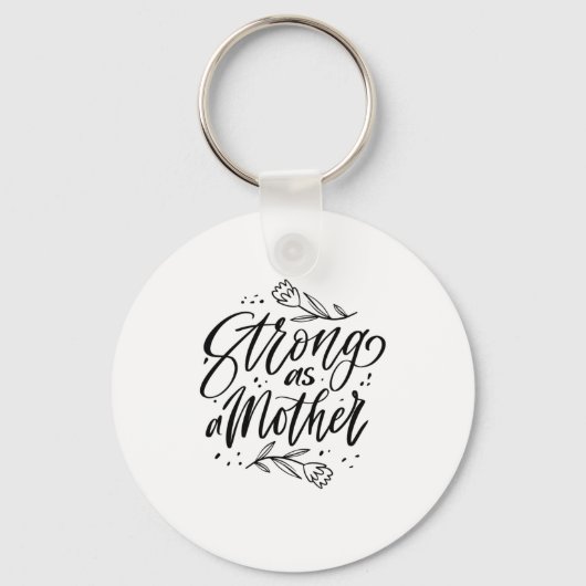 母親のように強い キーホルダー (正面)