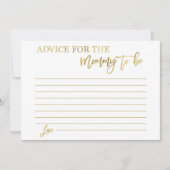 母親のアドバイス 招待状 (正面)