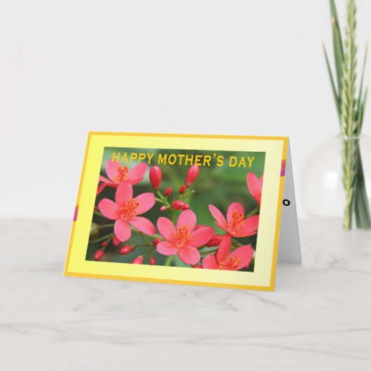 母親のデイカード サンキューカード (正面)