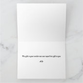 母親のバラ カード (内部)