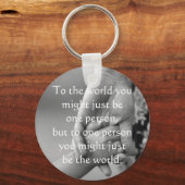 母親の価値 キーホルダー (正面)