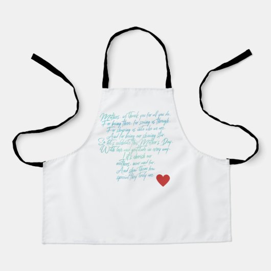 母親の愛 エプロン (正面)