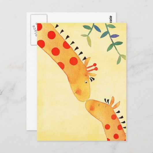 母親の愛 ポストカード (正面/裏面)