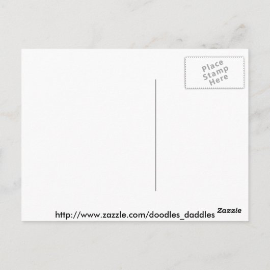 母親の愛 ポストカード (裏面)