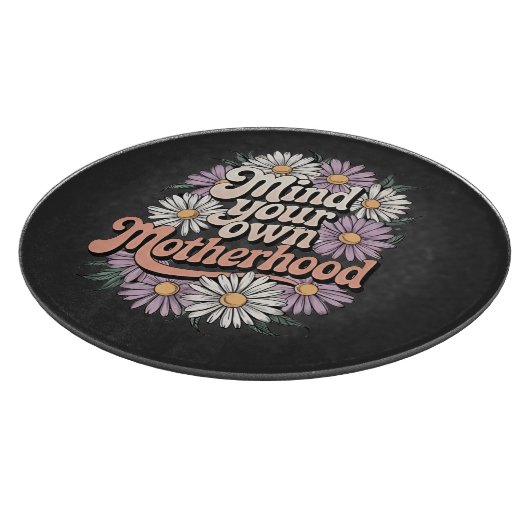 母親の日おもしろい母に気を付け カッティングボード (角)