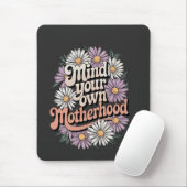 母親の日おもしろい母に気を付け マウスパッド (マウス)