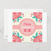 母親の日のフローラ ポストカード (正面/裏面)