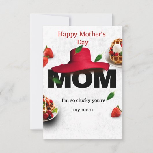 母親の日 サンキューカード (正面)