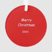 母親の星のすごいクリスマス飾り2 オーナメント (裏面)