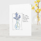 母親の母の日のカード カード (黄色い花)