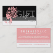 母親の自然贈与証明書 割引カード (正面/裏面)