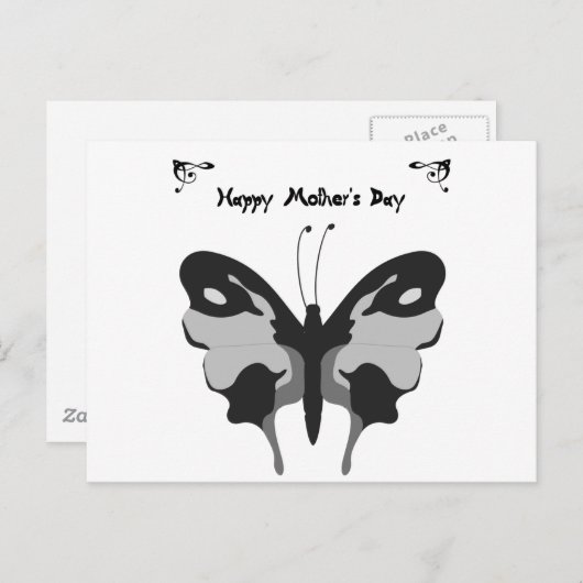 母親の ポストカード (正面/裏面)