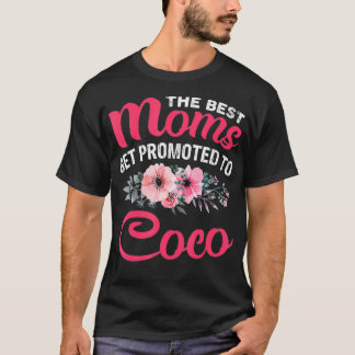 母親は最高のココおばあちゃん母親に昇進する Tシャツ