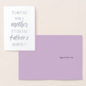 母親は簡単ではない 箔カード (ディスプレー)