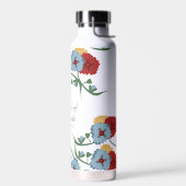 母親への boldな花柄のウェディングギフト 水ボトル ウォーターボトル (左面)