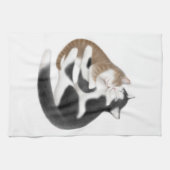 母親らしい愛猫の台所タオル キッチンタオル (横)