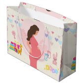 母親を見込む ラージペーパーバッグ (裏面アングル)