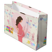 母親を見込む ラージペーパーバッグ (正面アングル)