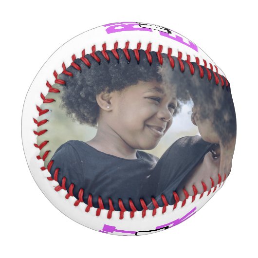 母親パーソナライズされたの日を作ったカスタムある種の 野球ボール (正面左)