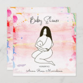 *~*母親保持ベビー 招待状 (正面/裏面)