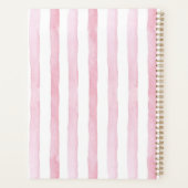 母親忙しのピンクと白のストライプのように プランナー手帳 (裏面)