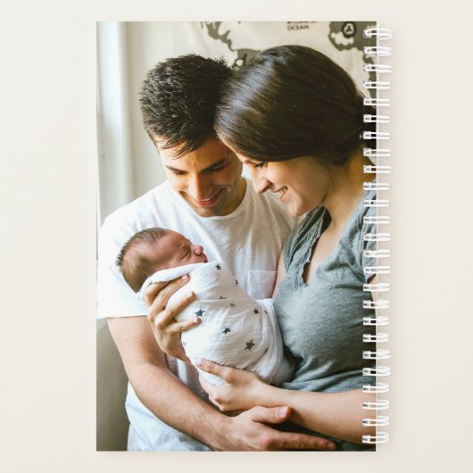 母親忙しのメッセージやる気を起こさせるフローラチョーク プランナー手帳 (裏面)