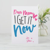 母親愛さん今すぐ手に入れカスタムる母のデイカード 招待状 (スタンド正面)