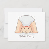 母親愛さん…母おもしろいの日 ノートカード (正面)