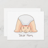 母親愛さん…母おもしろいの日 ノートカード (正面/裏面)