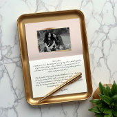 母親愛さん、結婚式の日に | メッセージと写真 サンキューカード