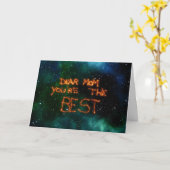 母親愛グリーティングカード カード (黄色い花)