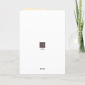 母親愛ベビー カード (裏面)