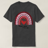 母親愛母さん愛してる母の日 Tシャツ (デザイン正面)