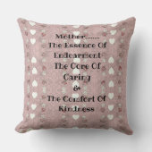母親愛(小ハート) クッション (正面)