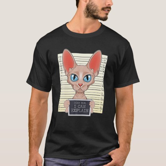 母親愛I Sphynx Cat Mom I Sphynx C Tシャツ (正面)
