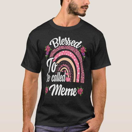 母親賛美にミームかわいい虹と呼ばれる Tシャツ (正面)