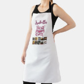 母記念写真コラージュトレンディー引用文 エプロン (インサイチュ)