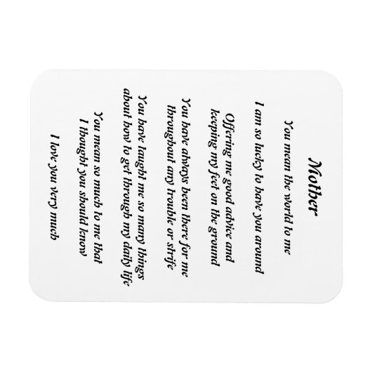 母詩の磁石 マグネット (横)