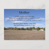 母詩はがき ポストカード (正面)