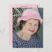 母詩フォトカード(詩をバックにしたカード) ポストカード (正面/裏面)