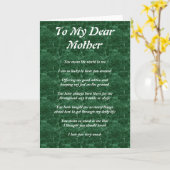 母詩 カード (黄色い花)