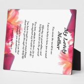 母詩 フォトプラーク (側面)